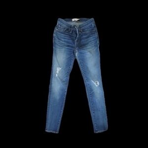 Madewell skinny skinny jeans 25 Inseam 28"